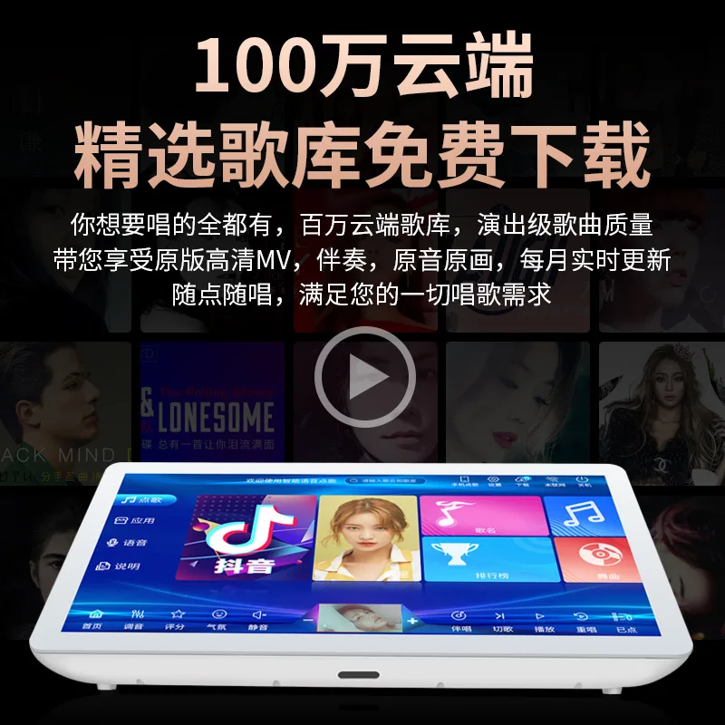 Multi-function All In One Wireless Microphone Karaoke Player