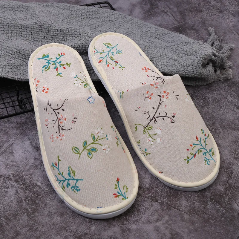 Disposable Hotel Slippers For Child Custom Logo Home Use Slipper Cartoon Indoor Guest Bedroom Slipper