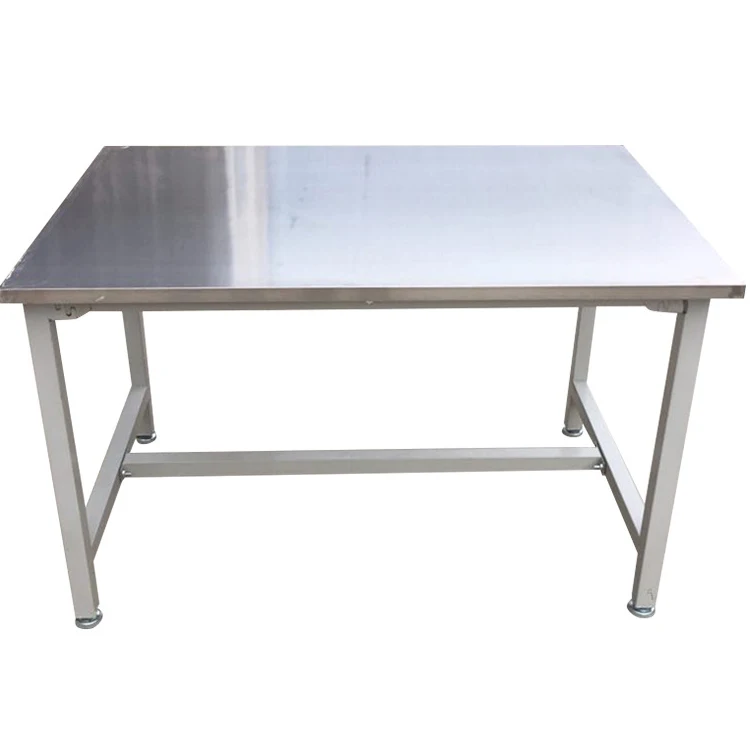 Food preparation work table fish cleaning stainless steel work bench 201/304 worktables