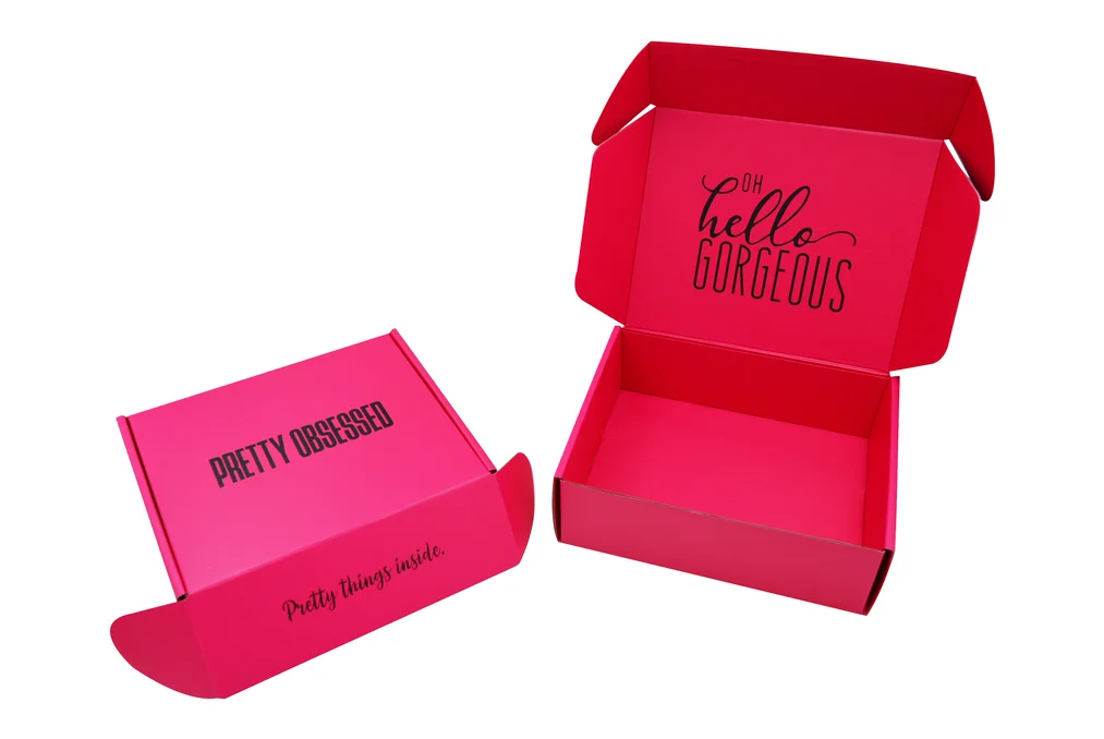 FORTE custom new arrival for simple elegant folding Corrugated Board CMYK Printed packaging paper mail boxes