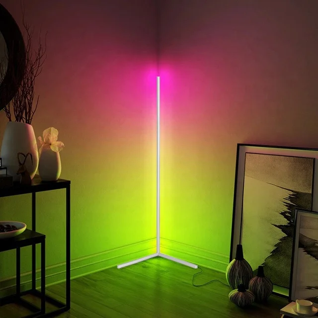 
bubble led floor lamp modern adjustable 140cm Remote Controlled LED Light RGB Tripod Corner Floor Lamp 