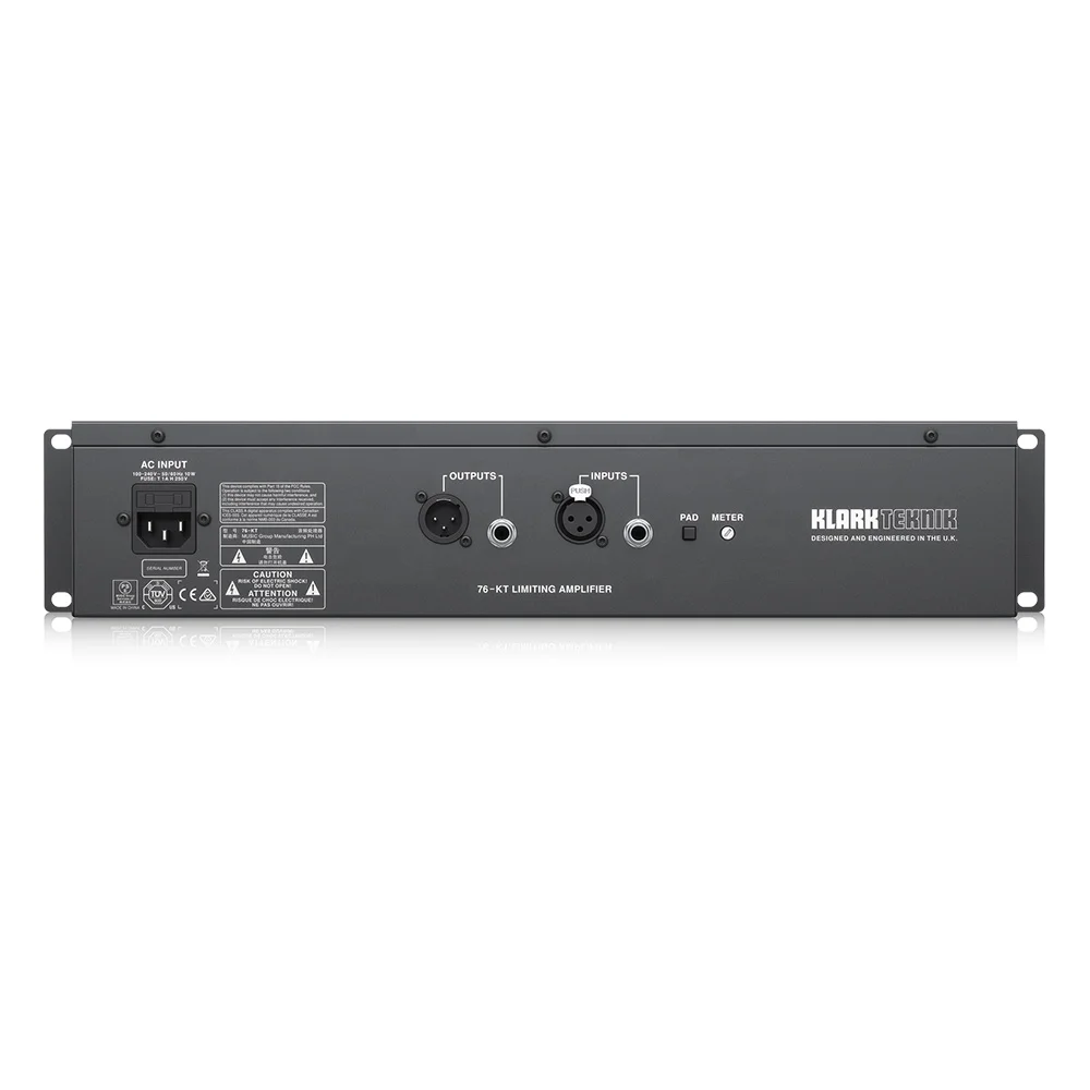 Klark Teknik 76-KT Transistors-Compressor/Limiter Pa System Studio Music Equipment With Class A Line Level Amplifiers