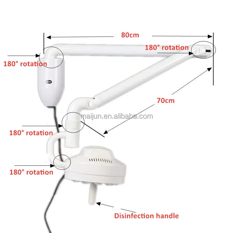 led operating room lamp Wall Mounted/ Portable Surgical LED Examination Light Medical Dental Clinic Lamp