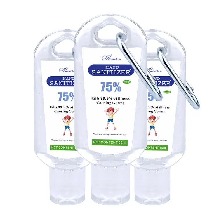 Customised Portable Antibacterial Hand Cleaner Gel Nonstick Wash Mini Travel Scented Sanitizersanitizer Liquid