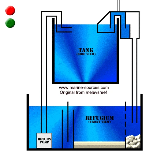 Aquarium automatic siphon overflow box
