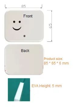 2024 Popular Light Activated Recordable Sound or Prerecord Sound  Module Postcard  for Packing Gift Box