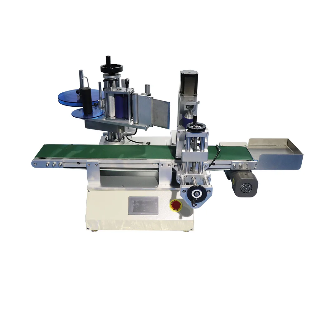 Desktop Round Bottle Labeling Machine Wine Bottle Self-adhesive Labeling Machine Round Bottle Automatic Labeling Machine