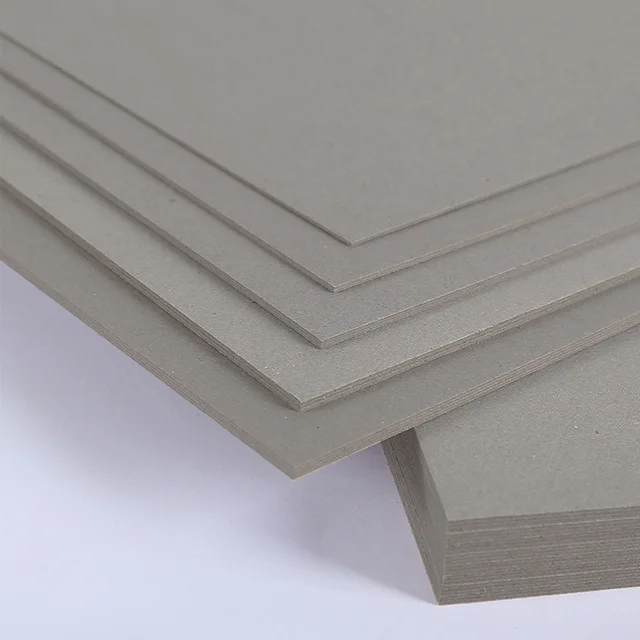 China paper supplier Wholesale grey chip board 0.5mm 1mm 1.5mm 2mm Paper custom GSM cardboard gift packing paperboard