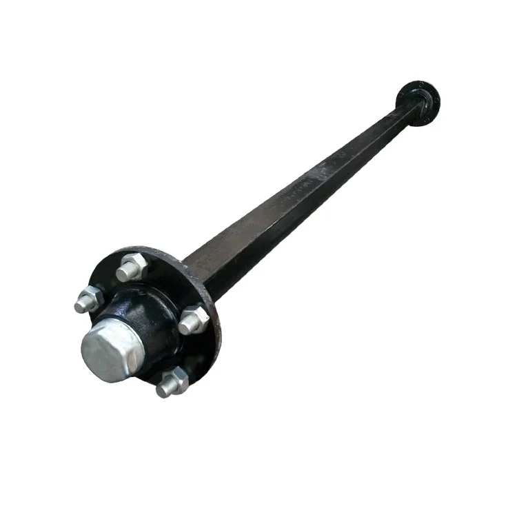 Custom 3500 lbs Unbraked Straight Trailer Axle with 5 Bolts Idler Hub