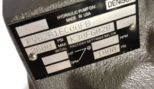 Американский поршневой насос PV62R1EC02 PV62R1-EC02 PV62R1EC00BP PV6 PV10 PV15 PV20 PV29 PVT38 PVT47