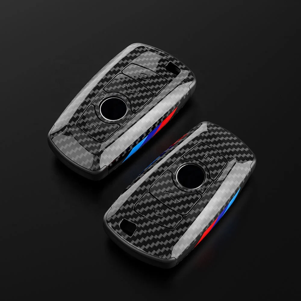 Factory Supply Remote Key Case Carbon Fiber Abs Car Key Cover For Bmw 1 3 5 7 Series X1 X3 X4 X5 F10 F15 F16 F20 F30 F18 F25 M3