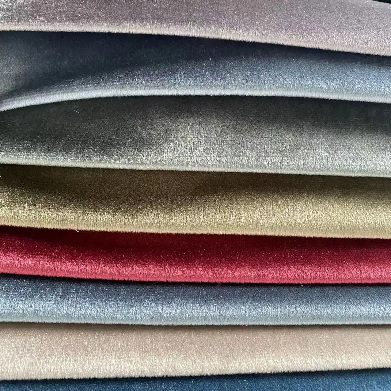 Factory sale 100% Polyester Holland velvet fabric upholstery velvet fabric for curtain fabric textile
