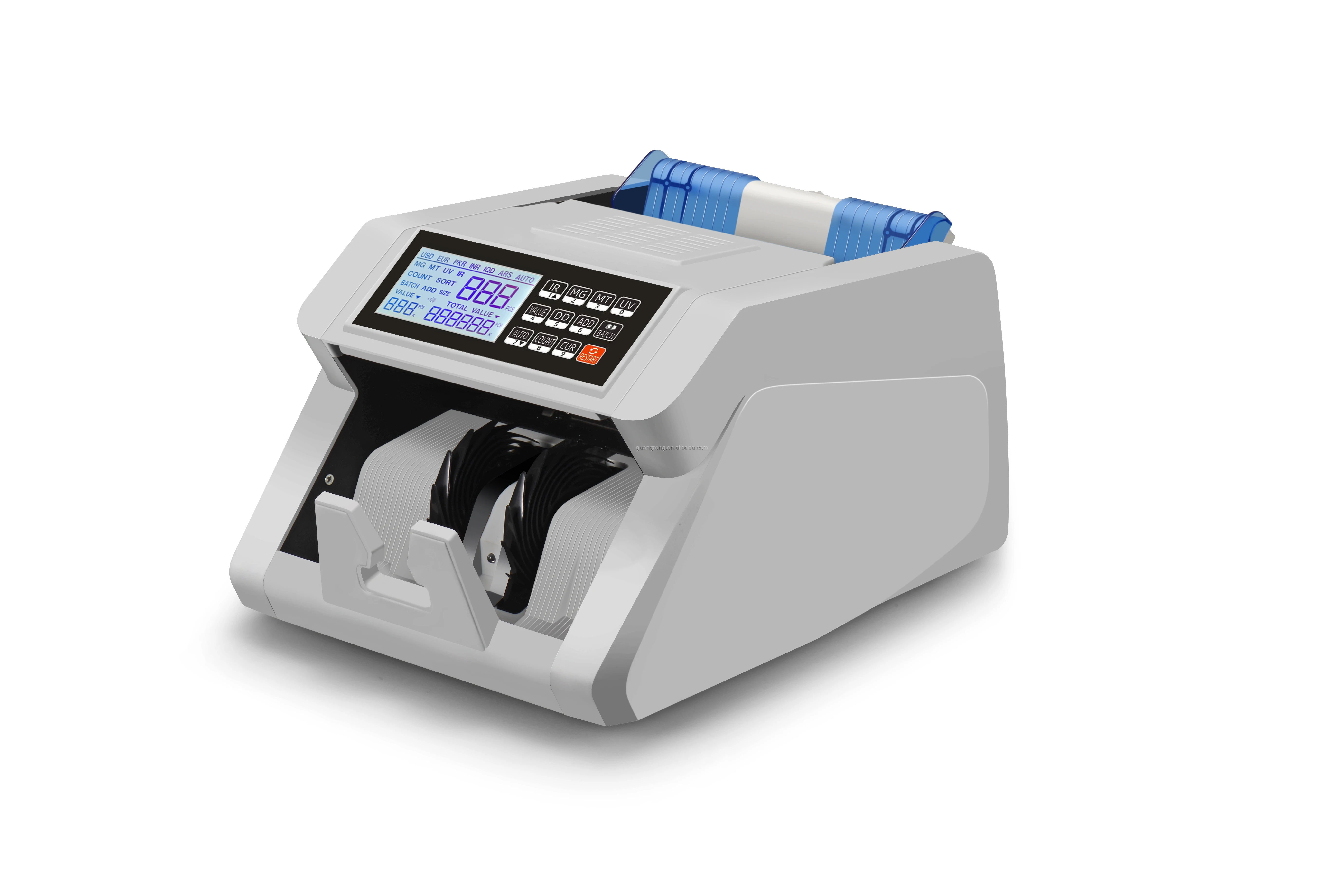 Bill Counter with Detection Multi-Currency Counting Machine cash counter money counting machine N95 UV/MG