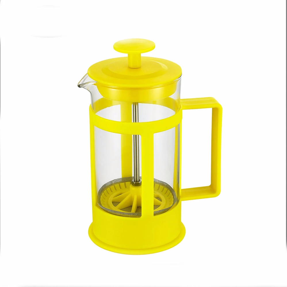 Heat Resistant Glass French Press 350/600/1000ml  Coffee Borosilicate Glass Percolator Glass Coffee Pot