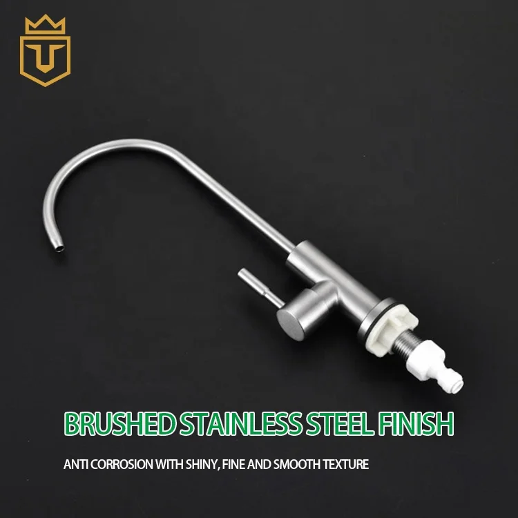 Lead Free Brushed Stainless Steel Drinking Water Faucet