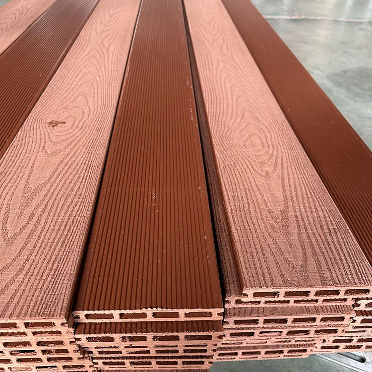 SONSILL Free Sample Custom Wood Plastic Laminate Terrace Waterproof WPC Decking Tiles