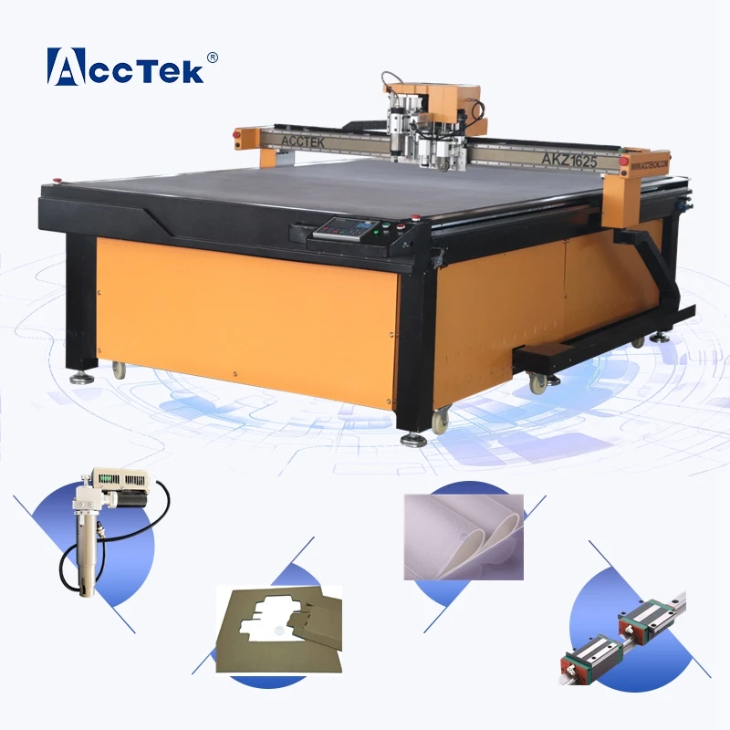 Packing box machine cutting knife vibration cutting machine with pressure roller tool for carton paper