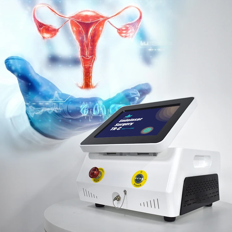 2024  Gynecology Treatment Dual Wave 980nm 1470nm Diode Laser Gynecology CE Medical Laser Surgery