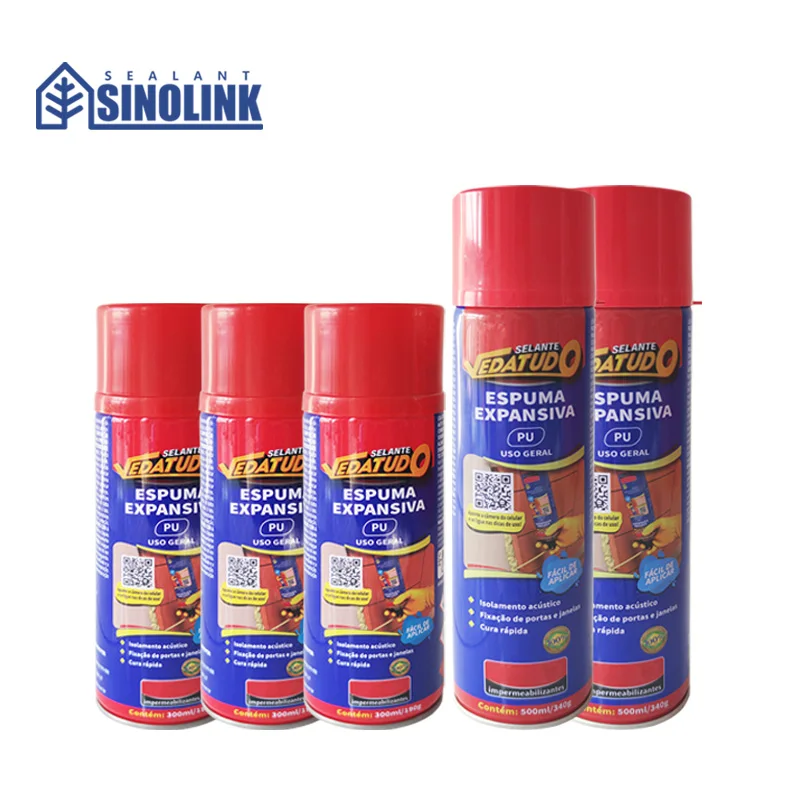 Free Sample 750ml PU Foam Good Thermal and Acoustic Insulation Polyurethane Sealants
