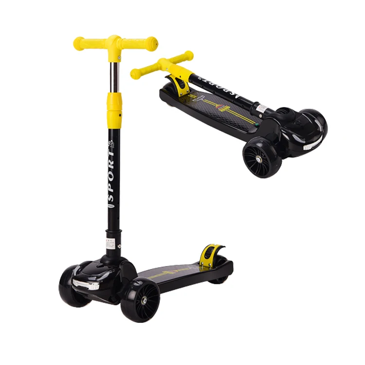 Оптовая продажа с фабрики высокое качество новый дизайн складные детские скутеры 3 ПУ колеса самокат для