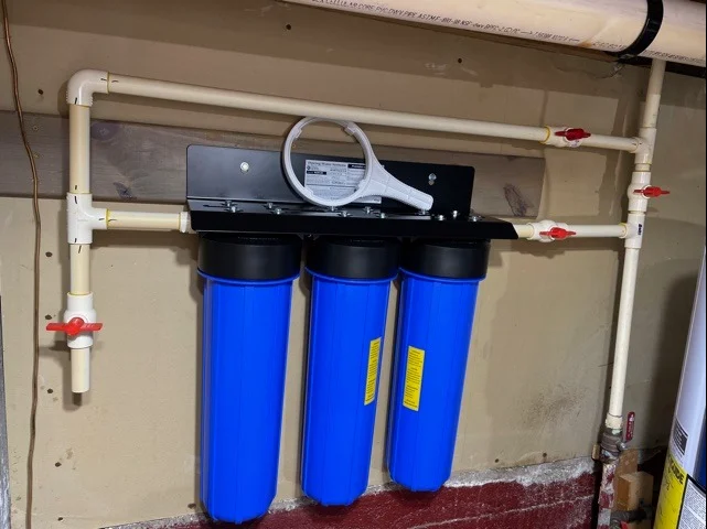 3-этап весь дом фильтрации воды системы w/ 20 дюйма Big Blue осадков и угольный фильтры