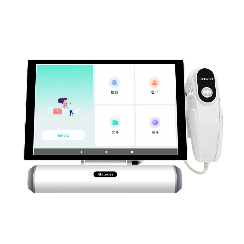 Meiboyi Portable four-spectrum High-definition touch screen Hair Machine scalp Camera Skin Analysis Detector Beauty Salons
