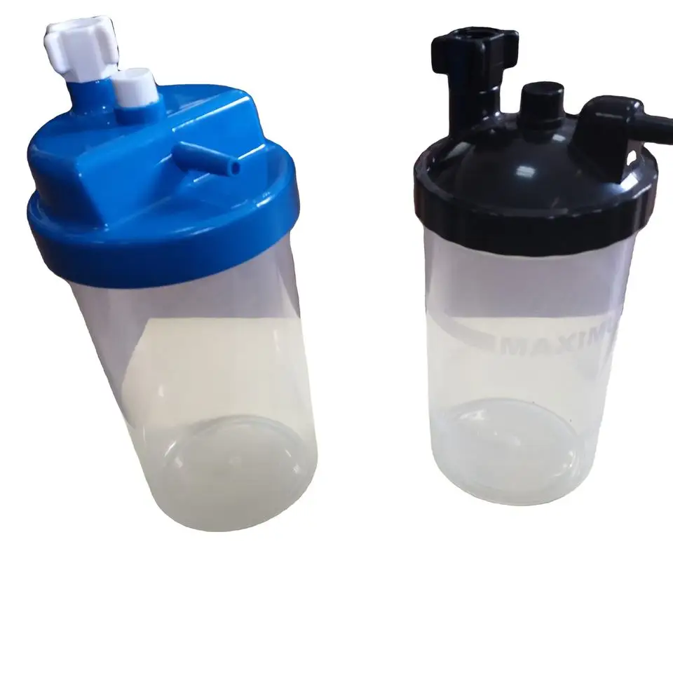 ABS High Flow Humidifier Bottle Factory Price  Medical Plastic Bottle Oxygen Humidifier