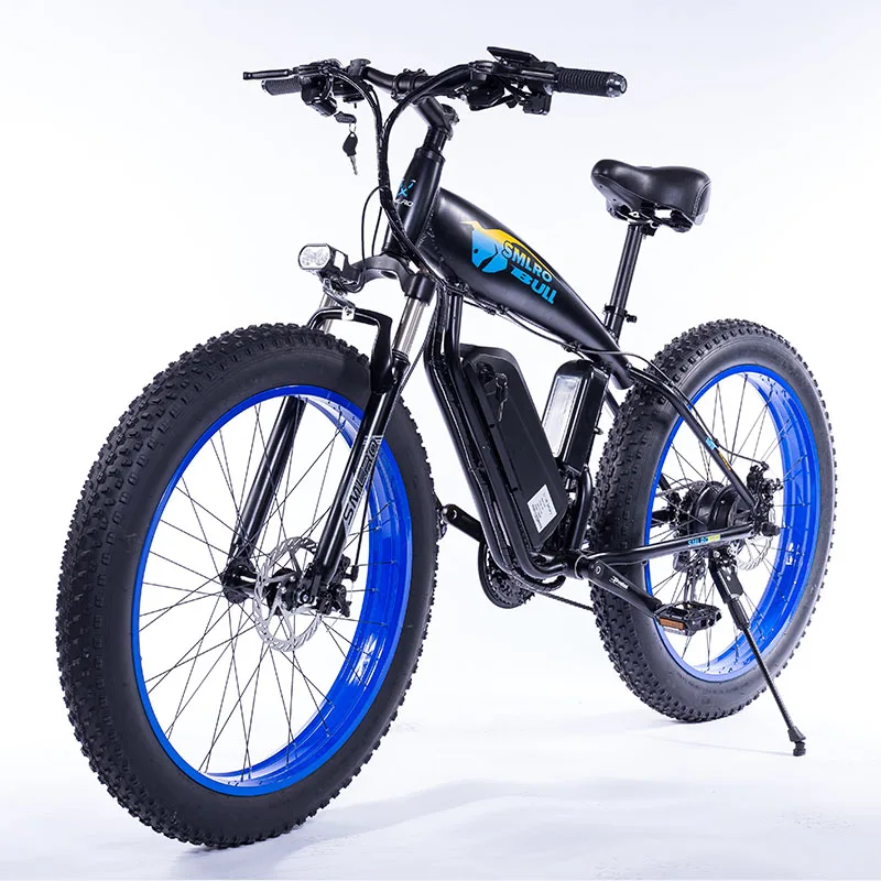2020 крутой 26 дюймов шин для снега EBIKE 48v 1000w горный электрический велосипед с большой емкостью литиевая батарея мощная