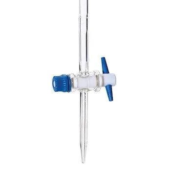 Class A 25mL Borosilicate Burette with Glass Key (Smooth) Stopcock