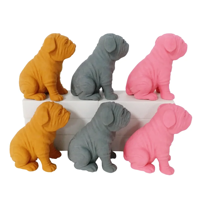 3D Wholesale Animal Shaped Eraser Fancy Toys Eraser
