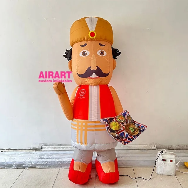 Promotion Advertising Decoration Inflatable Cartoon Penguin With Giant Ice Cream Cone