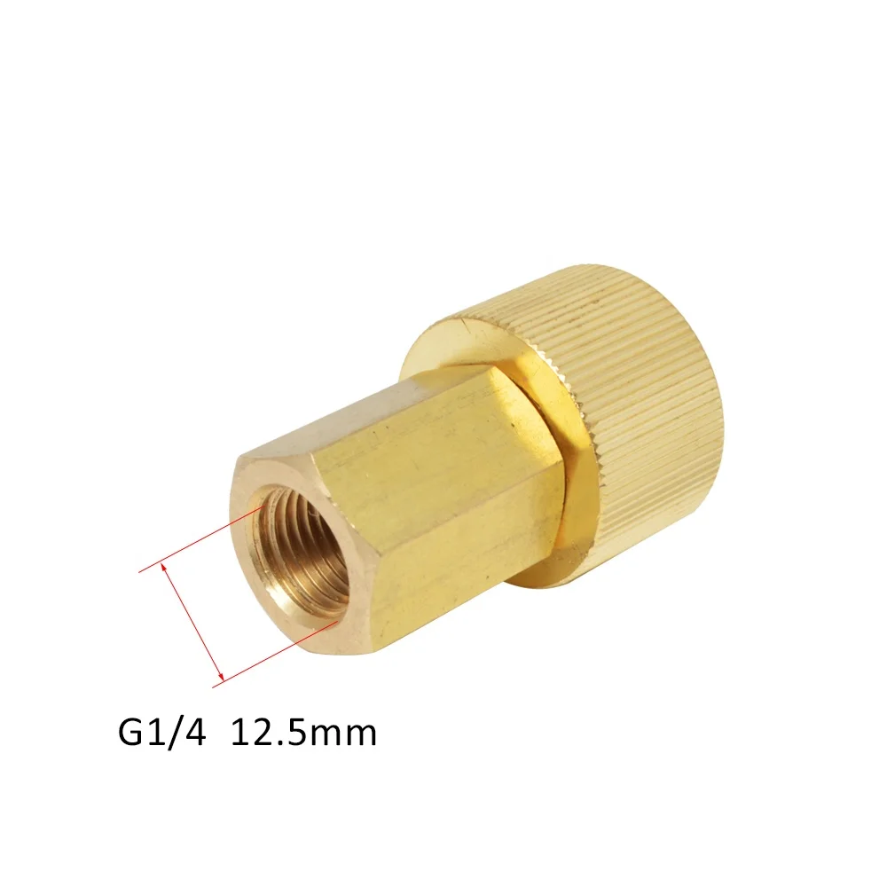 High Pressure Washer Brass Adapter TR22 Power Washer Brass Fitting Connector TR22 for Karchers HD Easy Force Gun