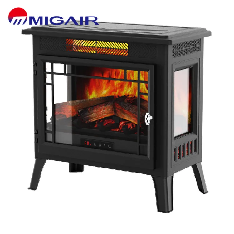
Factory Price Freestanding Wood Electric Modern Fireplace Good Quality Fireplace 