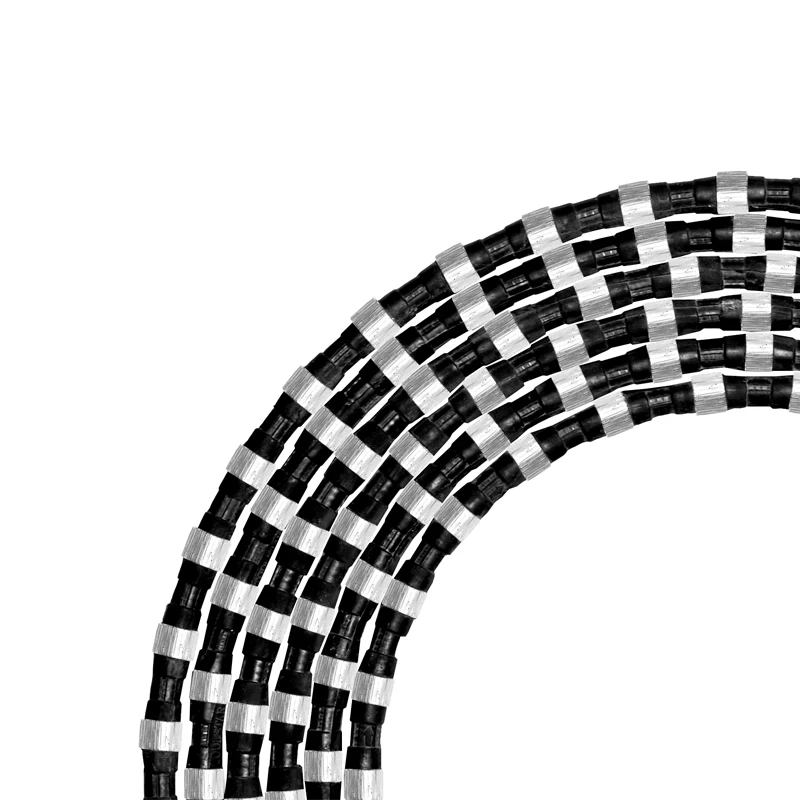 Sintered Beads Diamond Wire Saw Rope for Cutting Marble,Diamond Quarry Wire Saw