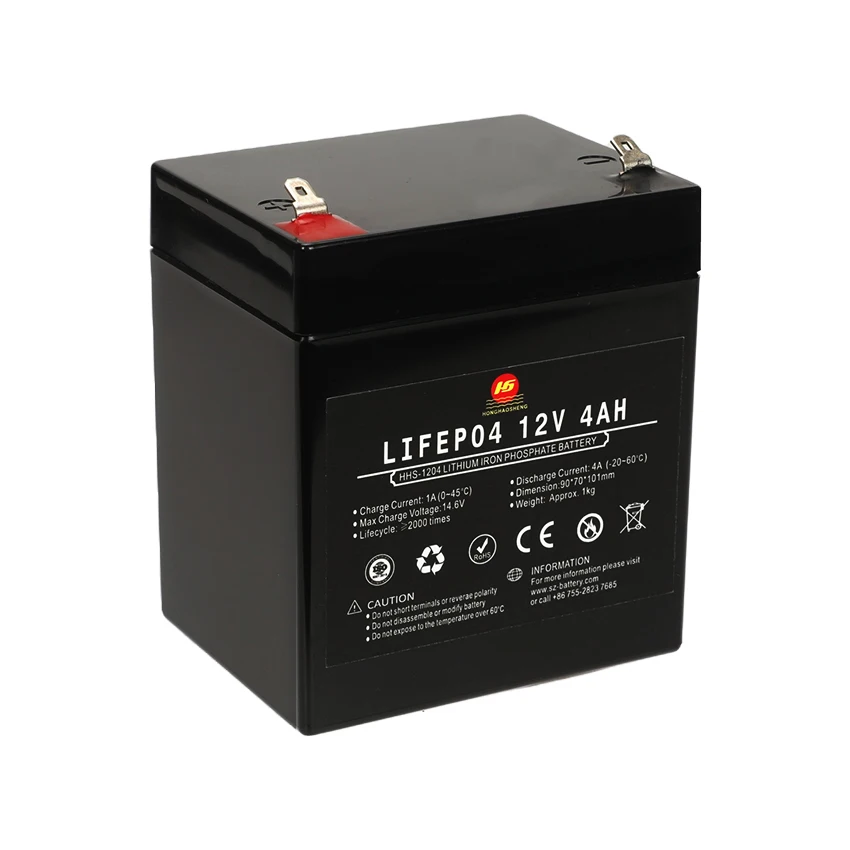 Rechargeable Motorcycle Starting 12.8v 1600mah Batt Sealed Deep Cycle Lithium 12v Start Battery 2.5ah