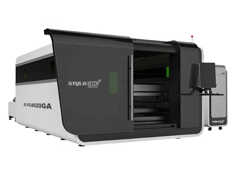 High Power Fiber Laser Metal Cutting Machine with Exchange Pallet from STYLECNC