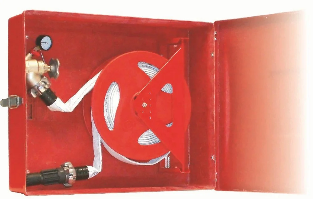 fibre glass fire cabinet for fire hose and fire hose reel