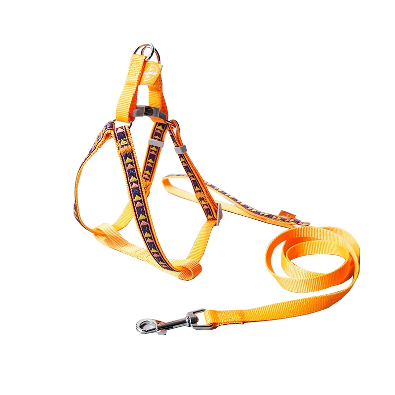 Adjustable sublimation Pet dog harness no pull supplies luxury pink accessories custom design small pet dog harness