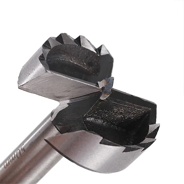 HK Round Shank 35mm Wood Boring Brocas Forstner Drill Bits with Saw Teeth for Woodworking