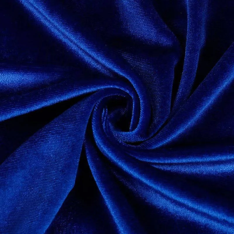 Skin-friendly 95 Polyester 5 Spandex super soft velvet Sleepwear dress fabric