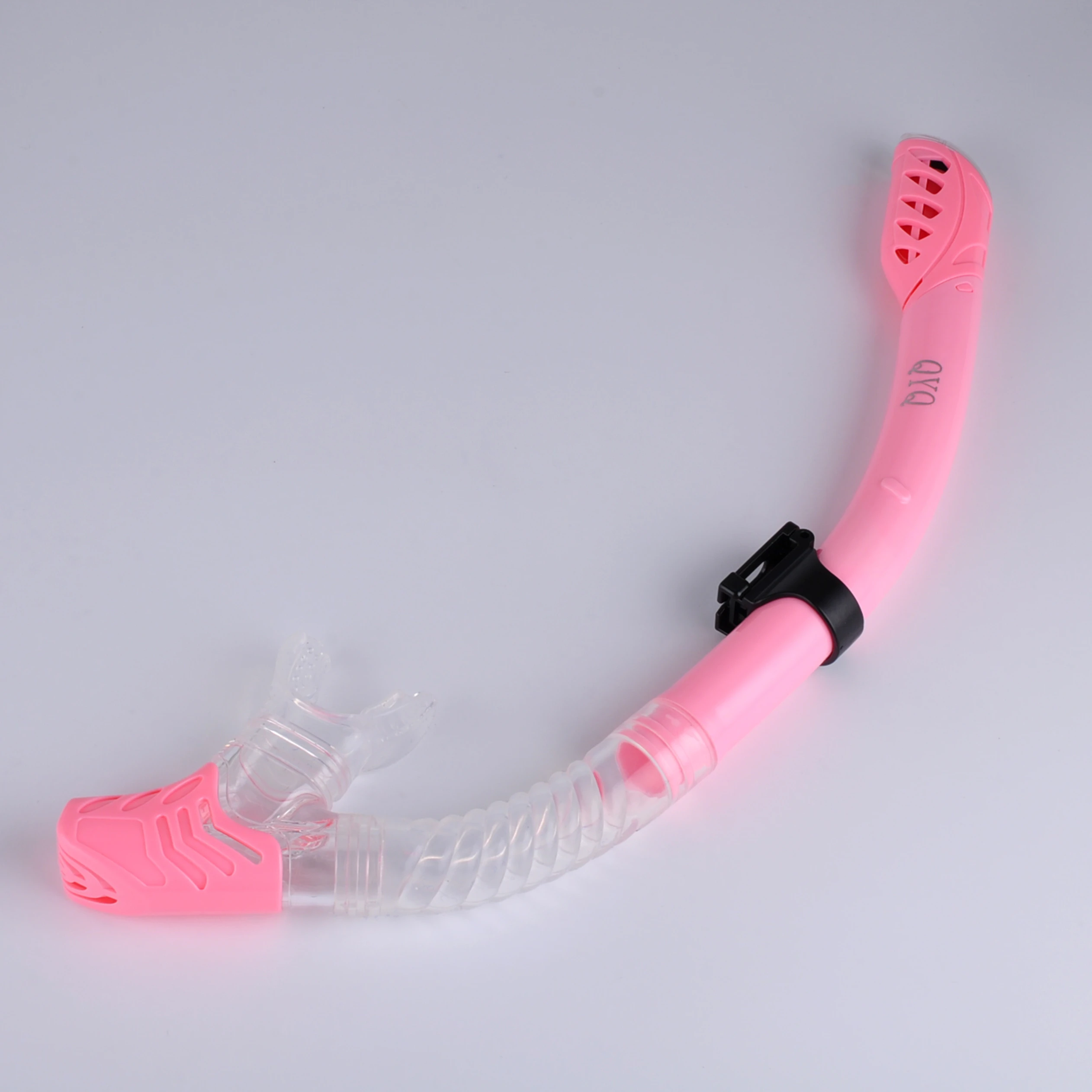Diving snorkel with soft silicone of diving equipment for underwater adventures