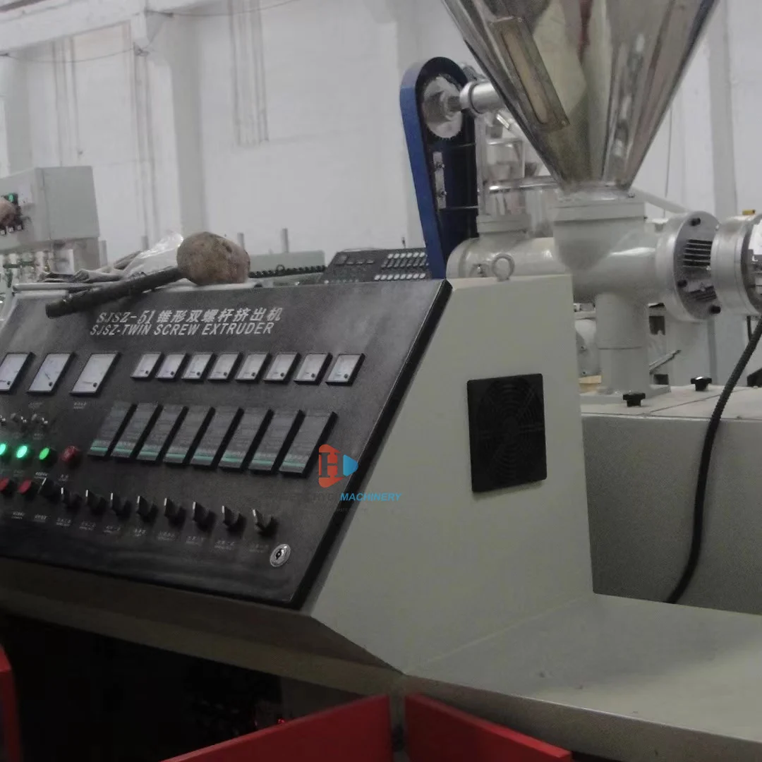 PP PE PVC WPC Wood Floor Making Machine WPC Plastic Board Production Line