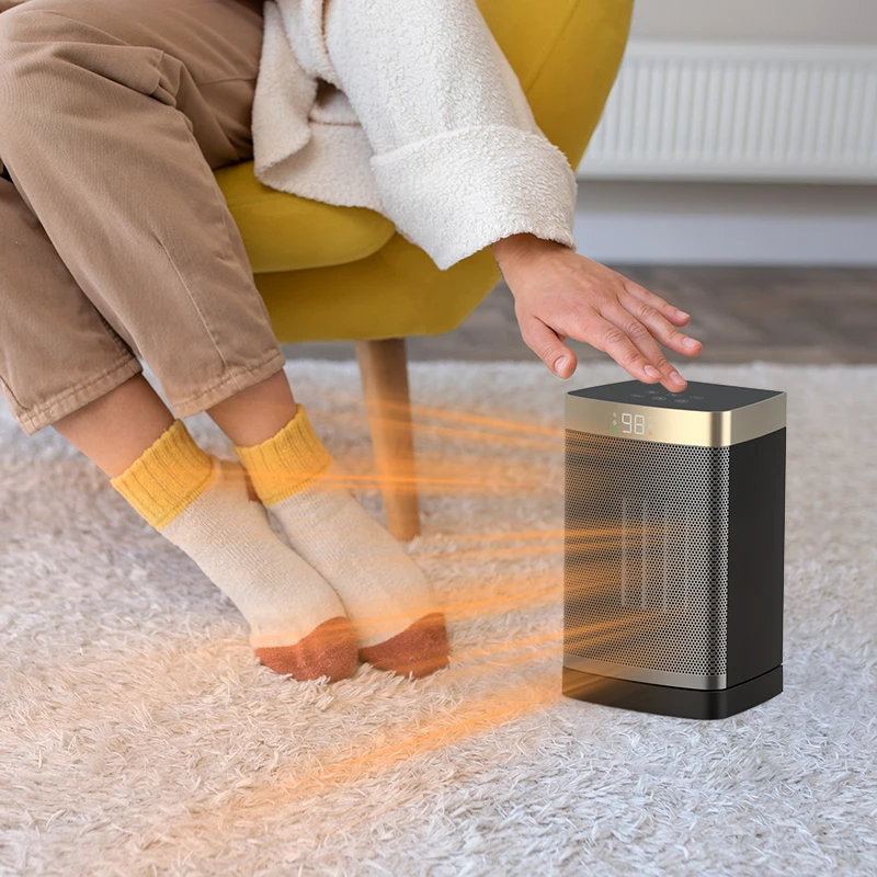 New 1500W ptc heater with 4 Gears Wide-angle air supply electric heater Dustproof design Safe PTC Ceramic heater for indoor use