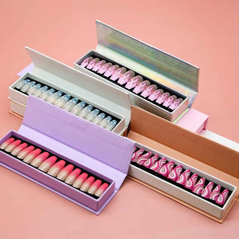 
Tstory 2021 Acrylic nail kit professional dropshipping press on nail faux ongle custom stick on nails 