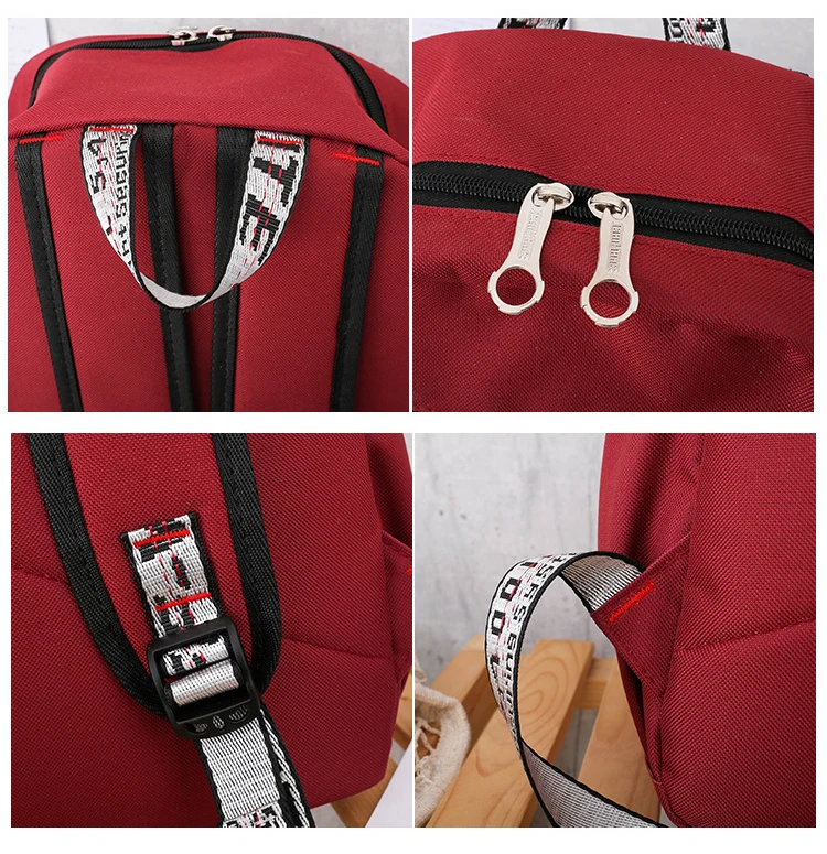
Hot Sale Fashion Schoolbag 4 Set Leisure Canvas School Backpacks for Teen Girls,school Backpack Bag Set 1pc/poly Bag Cartoon 