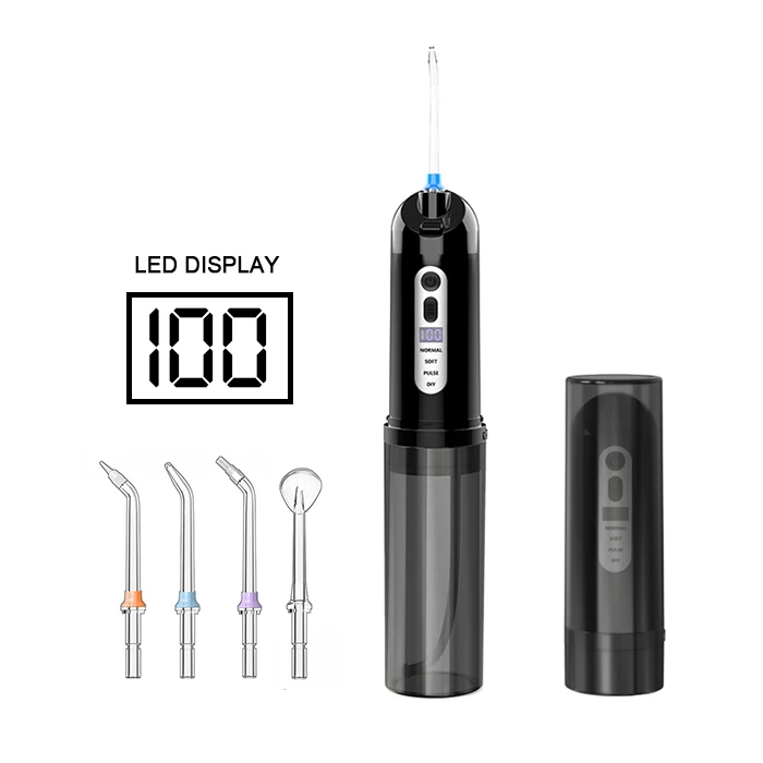 Hot Sale Cordless Portable Oral Irrigator UV Electric Dental Water Flosser With LED display
