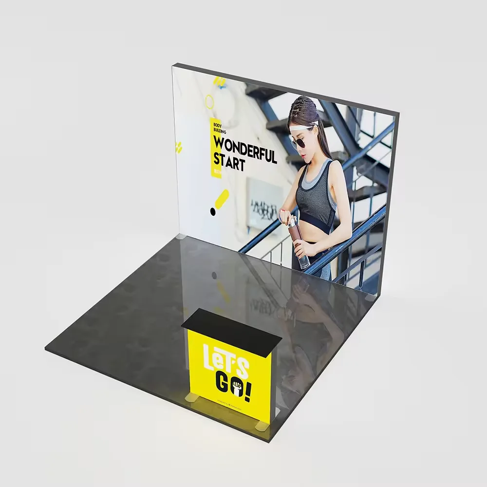 Trade show booth portable display stand advertising fashion banners Trade show display board standard 10x20ft