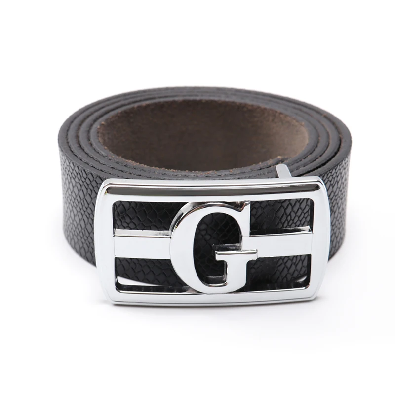 2021 New Design Custom Logo Metal Strap Buckles Leather Belts Automatic Buckle