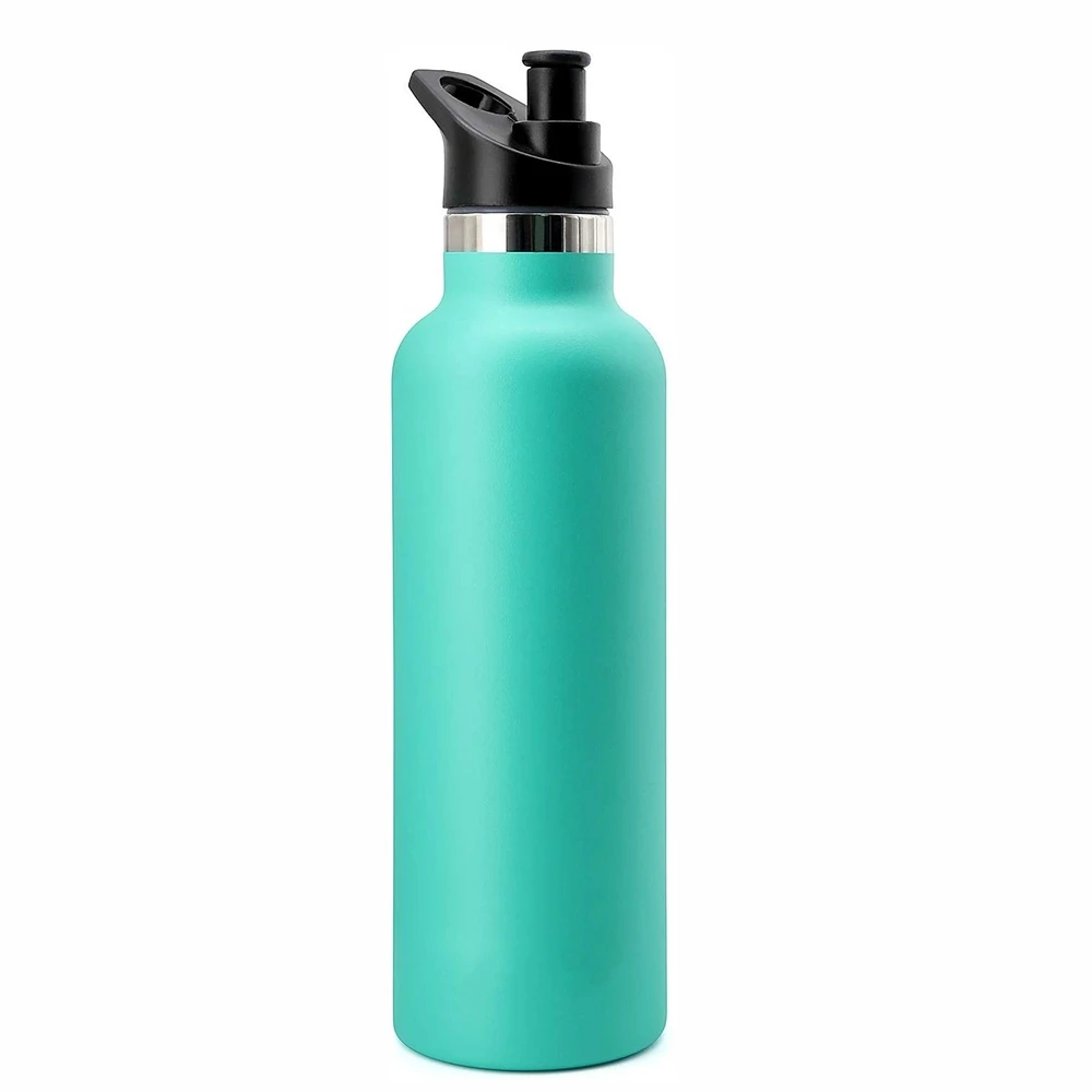 
Double Walled Vacuum Insulated Stainless Steel Water Bottle 750ml Outdoor sport bottle with Bite Valve lid 
