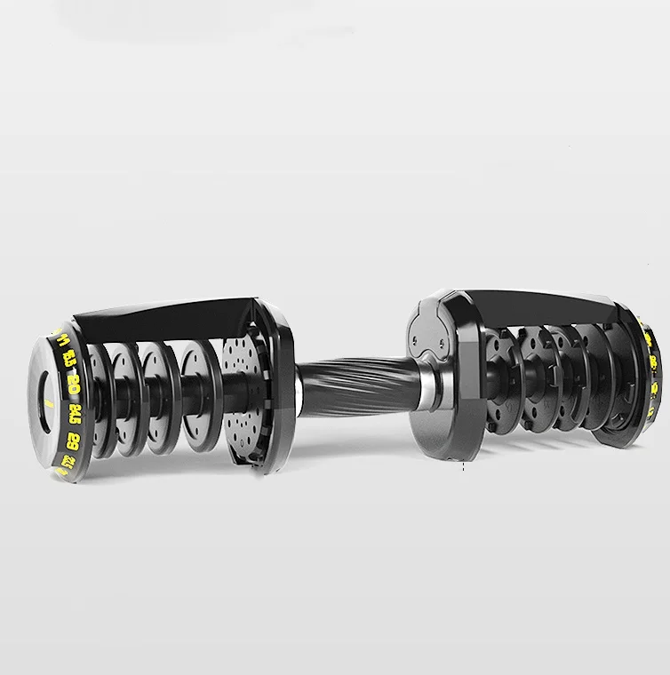 Fitness equipment smart adjustable dumbbells Automatic and fast adjustable weight dumbbells for men and women